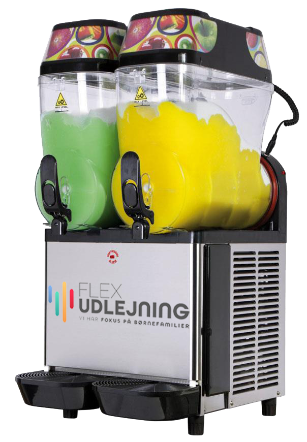 Slush Ice maskiner med 2 kamre (Giver 24 L. Slush Ice)